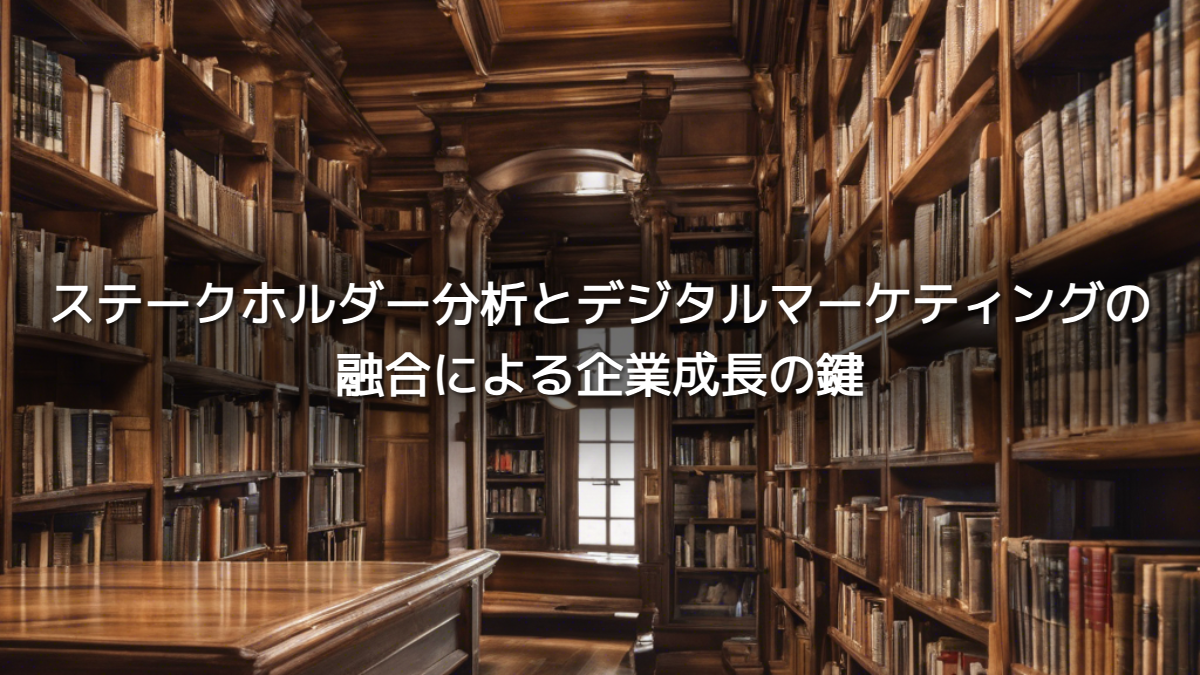 ステークホルダー分析とデジタルマーケティングの融合による企業成長の鍵